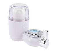 SOPOTUTU Depuratore d Acqua per Rubinetto Cucina Filtro Plastico Abs Pp, Prefiltraggio Impurità e Nucleo Filtrante Pulibile per Uso Domestico