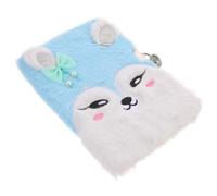 SOPOTUTU Diario con Lucchetto Soffice a Forma di Volpe Pelosa per Quaderno Segreto per Scrivere e Disegnare Diario Scolastico Compatto per Scuola e Regali di Festa