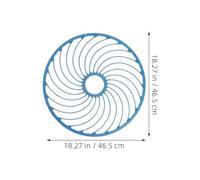 SOPOTUTU Disco di Lancio per Rete da Pesca 46 Cm, Set 2 Pezzi, Disco Robusto e Cavo per Facilitare Lancio la Distribuzione Reti, Accessorio per Attrezzatura Pesca Sportiva all’Aperto