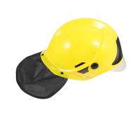 SOPOTUTU Elmetto Giocattolo Vigile del Costume Prop Casco Giallo per Feste e Recite Accessorio Cosplay Halloween e Carnevale