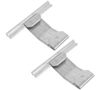 SOPOTUTU Ganci a J in Ferro Zincato per Porte Scorrevoli e Finestre, 2 Pezzi, Accessori Antivento per Serrande Avvolgibili, Stabilità e Durata per Applicazioni Residenziali