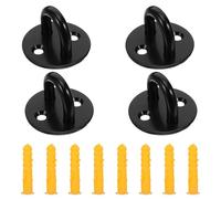 SOPOTUTU Ganci a Soffitto e Ancoraggi da Parete in Acciaio Inossidabile M8 Set da 4 Pezzi Viti in Plastica per Fasce di Resistenza Supporto per Allenamento e Ancoraggio per Esercizi