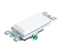 SOPOTUTU Interruttore Bilanciere Vie Bianco Sostituzione Resistente per Luci da Commutatore Decorativo Affidabile per Case e Uffici