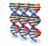 SOPOTUTU Kit Di Dna a Doppia Spirale Da 3 Pezzi, Strumento Scientifico Didattico Per Studenti, Struttura Fai Da Te Ad Alto Livello Per Apprendimento Collaborativo in Classe