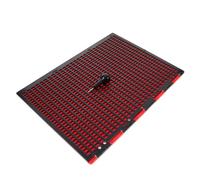 SOPOTUTU Kit Lavagna Braille 27 Righe e 30 Celle, Tavoletta Scrittura Braille in Plastica Rinforzata Penna Stilo Nera, Materiale Didattico per Studenti Non Vedenti, Ausilio Educativo
