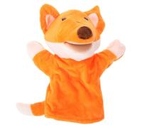 SOPOTUTU Marionetta a Mano Volpe Peluche Imbottito, Burattino Animale Piccolo, Giocattolo Educativo Interattivo per Asilo e Casa