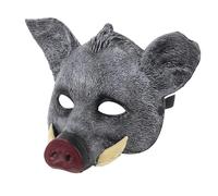 SOPOTUTU Maschera Animale Cinghiale in Pu Per Halloween Accessorio Per Cosplay e Feste Decorativa e Durevole