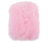 SOPOTUTU Microphone Windscreen Mic Wind Cover Fur Microphone Filter in Artificial Plush Rosa, Copertura Antivento per Microfono, Previene la Saliva per Registrazioni