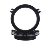 SOPOTUTU Oblò Rotondo Apribile per Barca da 265 Mm in Vetro Temperato Marino Cornice ABS Nera, Finestra di Ventilazione Resistente alle Intemperie per Yacht, Camper e Imbarcazioni Sportive