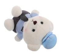 SOPOTUTU Orsetto Poliziotto Peluche 35 CM Blu in Materiale Morbido per Giocattolo da Abbraccio per la Buonanotte Regalo Educativo per Sicurezza Stradale e Compleanni