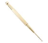 SOPOTUTU Penna Agopuntura Manuale in Ottone Doppia Punta Retrattile Bastoncino Massaggio Palmare per Rilassamento Muscolare e Stimolazione Punti Acupressione Strumento Riflessologia per