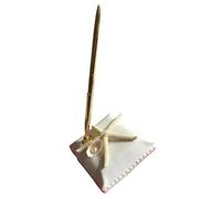 SOPOTUTU Penna per Firma Matrimonio con Supporto e Finitura in Metallo Portapenne Elegante per Libro degli Ospiti e Cerimonie di Laurea Base Stabile per Eventi Nuziali e Festeggiamenti