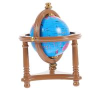 SOPOTUTU Piccoli ornamenti in globo mini Casa delle bambole per Bambola giocattoli adornare piccolo globo arredamento del globo desktop arredamento globo ornamentale plastica Marrone