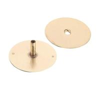 SOPOTUTU Placca Copri Foro Porta Oro Elettroplaccato con per Copertura Serratura e Maniglia e Facile da Installare Materiale Durevole per Porte Interni ed Esterni