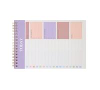 SOPOTUTU Planner Giornaliero Non Datato A5 3 Pezzi Blocco Note a Spirale per Lista delle Cose e Attività Settimanali, Quaderno per Scuola e Ufficio Portatile per Organizzazione