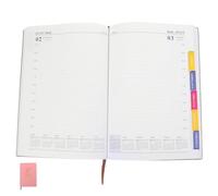 SOPOTUTU Planner Giornaliero Rosa Notebook Organizzatore Scrittura per Appunti e Programmazione Quotidiana Taccuino Portatile per Lavoro Studio e Viaggi