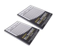 SOPOTUTU Planner Mensile per Bollette 2 Pezzi, Quaderno di Bilancio Compatto per Monitoraggio Dettagliato delle Spese Mensili, Tracker di Budget Personale e Organizzatore Pagamenti