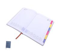 SOPOTUTU Planner Notebook Soft Cover PU Journal With Monthly Calendar And Habit Tracker For Daily Scheduling Year Round Organization