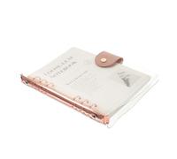 SOPOTUTU Planner Notepad con Staccabili in PVC Agenda Settimanale Ricaricabile per Scuola e Ufficio Organizer Personalizzabile Rosa Dorato
