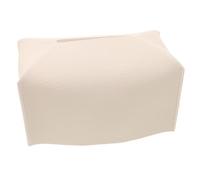 SOPOTUTU Porta Fazzoletti Grande in Pelle Sintetica Organizer Decorativo per Bagno Scrivania e Comodino Custodia Resistente all Acqua per Tessuti e Fazzoletti