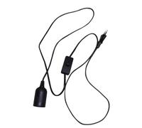 SOPOTUTU Portalampada in Plastica con Interruttore su Cavo Base Portalampada Compatta per Uso Interno in Casa e Ufficio Attacco Standard con Accensione Spegnimento Facile