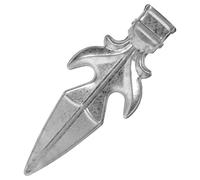 SOPOTUTU Puntale per Recinzione in Ferro Saldabile Design a Punta Pinnacolo Decorativo per Giardino e Prato Terminale Robusto per Pali di Cancello e Recinzioni Esterni Accessorio per