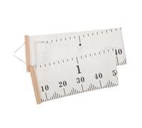 SOPOTUTU Righello Misurazione Altezza in Tela Stile Scandinavo Resistente all Acqua Doppia Scala Decorazione Parete Cameretta Ragazzo Ragazza Ragazza