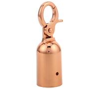 SOPOTUTU Rope End Hook Fastener in Metallo con Corda Stopper e Gancio Scatto Cappuccio Protettivo per Estremità Corda Fissaggio Rapido per Barriere e Guardrail Adatto per Hotel Feste e