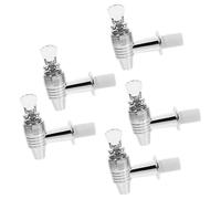 SOPOTUTU Rubinetto Leva in Plastica per Distributore Bevande Beccuccio di Ricambio 5 Pezzi Valvola Erogatrice per Brocche e Secchi D’Acqua Sostituzione per Refrigeratori e Dispenser