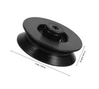 SOPOTUTU Ruota Scanalata V in Acciaio per Macchine Cnc con Cuscinetto Rulli Resistenti al Logoramento Design Professionale con Albero e Boccola per Guida Scorrevole di Porte e Finestre