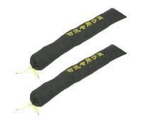 SOPOTUTU Sacchi di Sabbia Lunghi in Tela Ispessita 20x120 Cm, 2 Pezzi Riutilizzabili per Protezione Inondazioni e Barriere Antiacqua Porta, Leggeri e Resistenti per Garage e Esterni