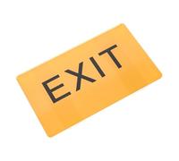 SOPOTUTU Segnaletica Braille Acrilica Per Esterni Cartello Di Uscita Con Etichetta Braille Accessorio Per Non Vedenti Ausilio Per Ipovedenti Per Inclusione e Sicurezza Ambientale