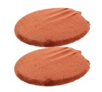 SOPOTUTU Set 2 Pezzi Copriwater in Peluche Morbido e Caldo, Copriwater Antipolvere Lavabile in Lavatrice, Copertura Coperchio WC Rotondo per Bagno Casa Inverno