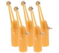 SOPOTUTU Set 5 Pezzi Utensili per Finitura Calafataggio in Metallo Sfera Pressata Applicatori per Sigillante Piastrelle in Ceramica Strumenti Raschietto per Stucco per Bagno Cucina e