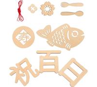 SOPOTUTU Set da 1 Cartello in Legno per Tappe Fondamentali del Accessorio Fotografico per Cento Giorni Decorazione per Feste Ragazzo Ragazza e Shower