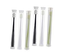 SOPOTUTU Spazzolino da Denti Setole Micro Nano Ultra Fine 6 Pezzi per Pulizia Profonda e Protezione Gengive Manico Lucido in Abs per Donne in Gravidanza
