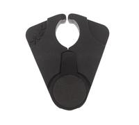 SOPOTUTU Supporto per Bastone da Passeggio e Stampelle con Clip Portabastone da Tavolo Nero, Accessorio per Mobilità per Sedia a Rotelle, Organizzatore Salvaspazio per Uso Domestico