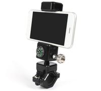 SOPOTUTU Supporto per Bici con Bussola Antifurto e Rotazione Porta Telefono Manubrio per E-bike e Moto Nero