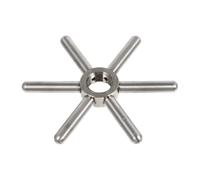 SOPOTUTU Testa Lavabicchieri da Bar in Acciaio Inox Resistente, Raccordo Professionale per Risciacquo Bottiglie, Accessorio per Lavelli Cucina e Locali Tè al Latte, Facile Installazione