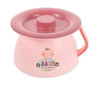 SOPOTUTU Vasino Urinario Portatile con Coperchio e Manico Vasino da Camera Rosa Ergonomico per Anziani Secchio Multiuso e Emergenze in Viaggio