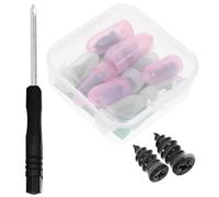 SOPOTUTU Viti Riparazione Pneumatici Auto Moto Elettrica Kit Rapido Chiodi Ripara Forature con Cacciavite Emergenza Adatto Biciclette e Veicoli Standard