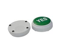 SOPOTUTU Yes Pulsante Risposta Elettronico Grande Digitale con Suoni Diversi per Giochi e Competizioni Senza Batteria Pulsante Risponditore Resistente e Pratico con Suono Chiaro