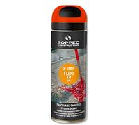 Soppec - Tracciatore da cantiere, 650 ml, colore: Arancione fluo