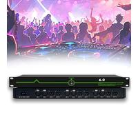 Soppressore di Feedback Professionale, Microfono con 6 ingressi e 6 uscite, Shifter di Frequenza Anti-Larsen, 12 Segmenti di Conservazione Alta fedeltà, Effettore Microfonico per Palco KTV