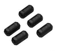 Soppressore di rumore, clip per cavi Morsetto for soppressione del rumore for cavo 5x nucleo in ferrite TDK, riduce le interferenze sui cavi audio e video(5mm)