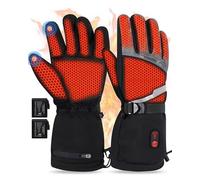 SOPPY Guanti riscaldabili unisex da sci, guanti da ciclismo, guanti invernali riscaldati, con batteria ricaricabile, riscaldati a 3 livelli, per motociclismo, attività all'aperto