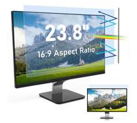 SOPPY Pellicola protettiva per schermo da 23,8" 16:9, compatibile con monitor Samsung, Dell, Acer, HP, Asus, (larghezza x altezza 528 x altezza 297 mm), anti-UV, filtro per la protezione degli occhi