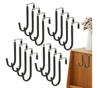 Sopra il gancio della porta, 1:: L'esterno in gomma impedisce le diapositive e ripara efficacemente i lavandini, fornisce una protezione affidabile per i tessuti e l'uso