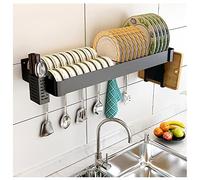 Sopra il lavello Rack, cremagliera dello scolapiat Over sink dish drying rack, large capacity dish rack, sink organizer with cutlery rack