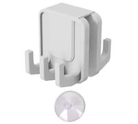Sopra la porta di vetro Doccia Asciugamano Rack Silicone Doppio Lato Gancio Bagno Ventosa Doccia Porta Gancio Silicone Doppio Lato